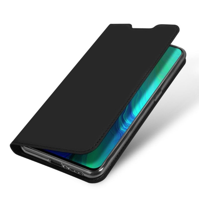 OPPO Reno 10x Zoom - Housse business imitation cuir - Noir