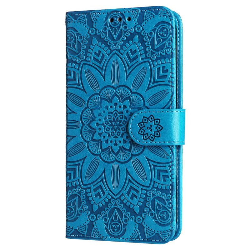 Housse OnePlus 12 5G Motif Tournesol à Lanière