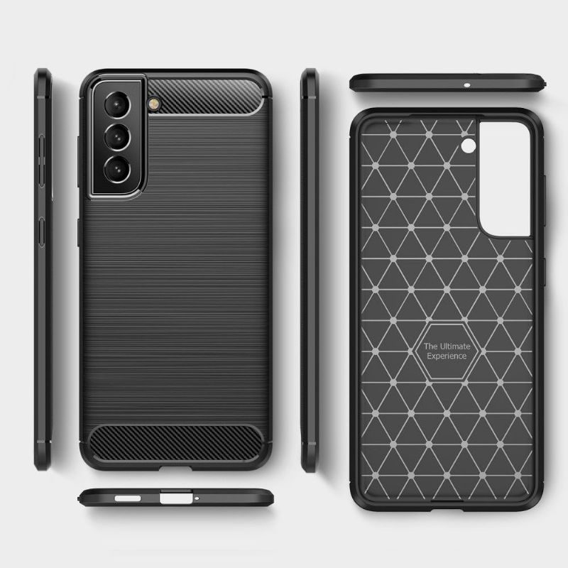 Coque Samsung Galaxy S22 Plus 5G effet brossé silicone
