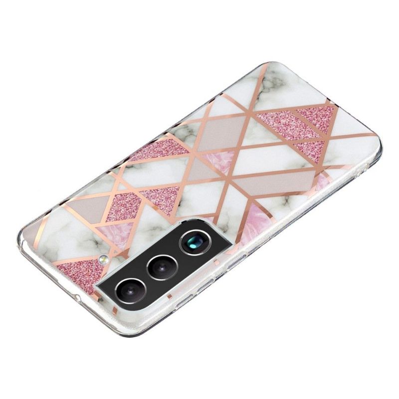 Coque Samsung Galaxy S22 Plus 5G Géométrie en silicone