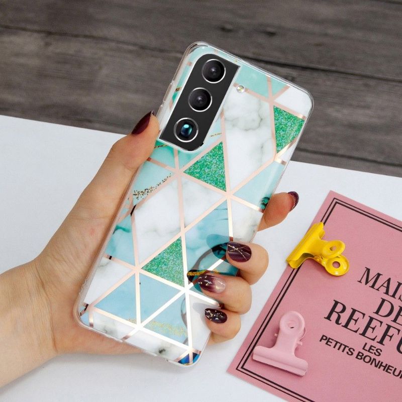 Coque Samsung Galaxy S22 Plus 5G Géométrie en silicone