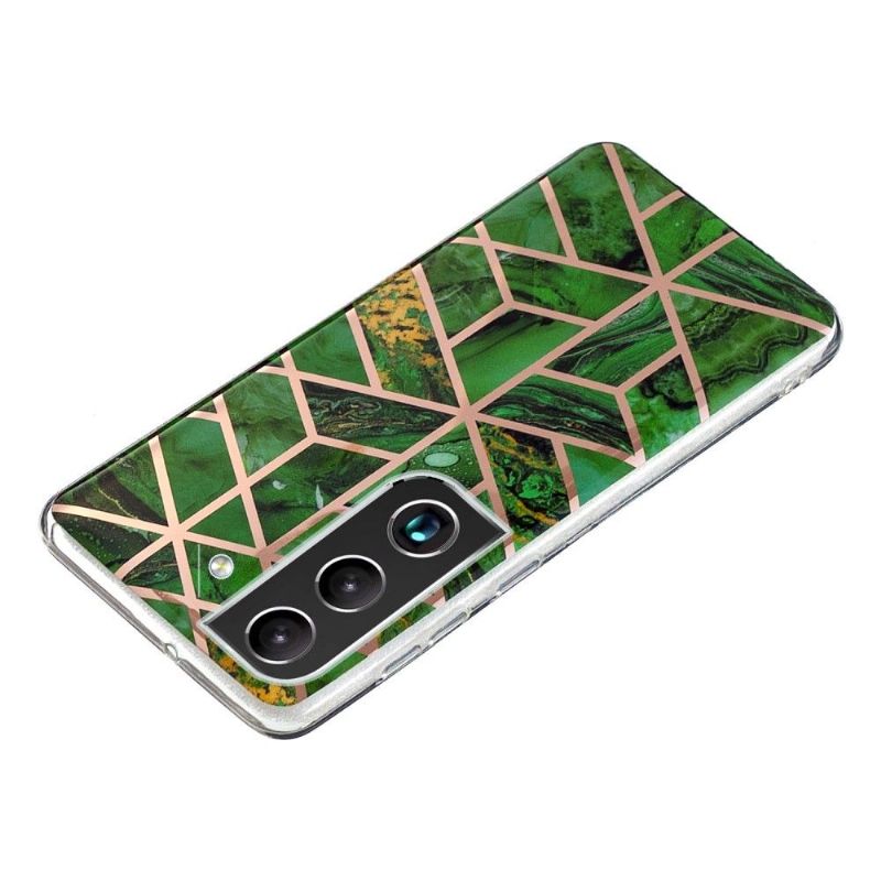 Coque Samsung Galaxy S22 Plus 5G Géométrie en silicone
