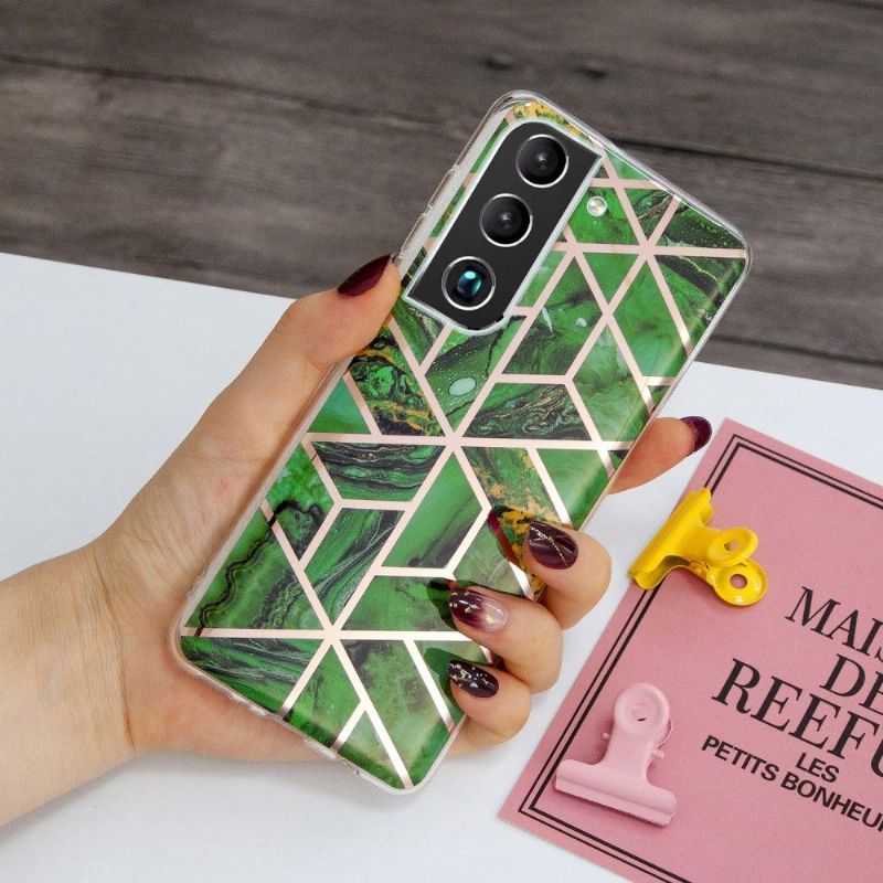 Coque Samsung Galaxy S22 Plus 5G Géométrie en silicone