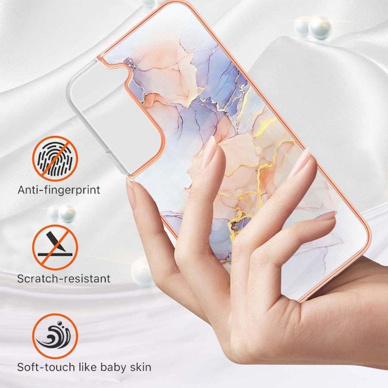 Coque Samsung Galaxy S22 Plus 5G marbre coloré
