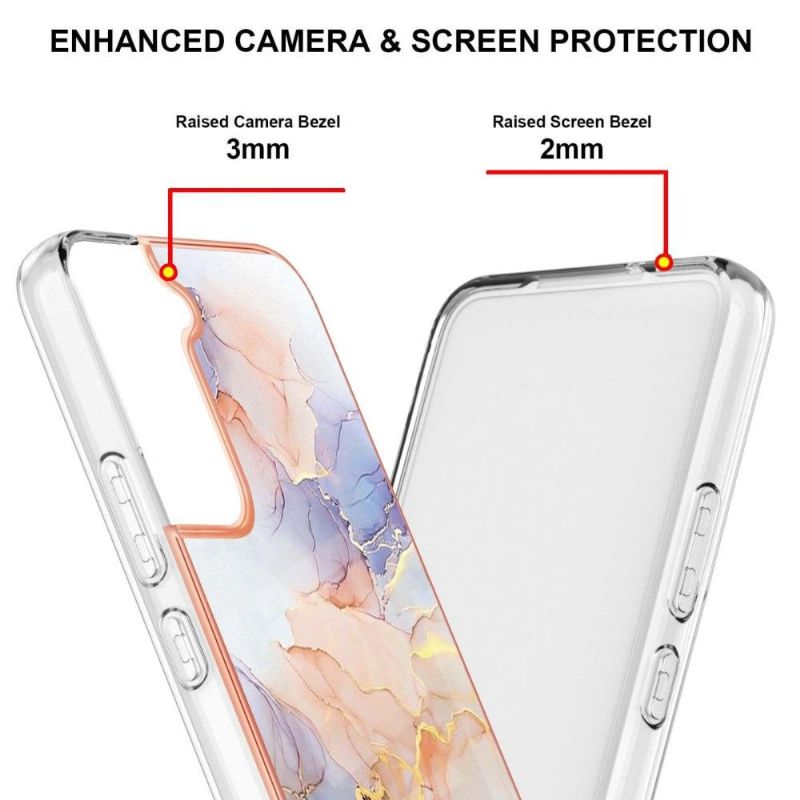 Coque Samsung Galaxy S22 Plus 5G marbre coloré