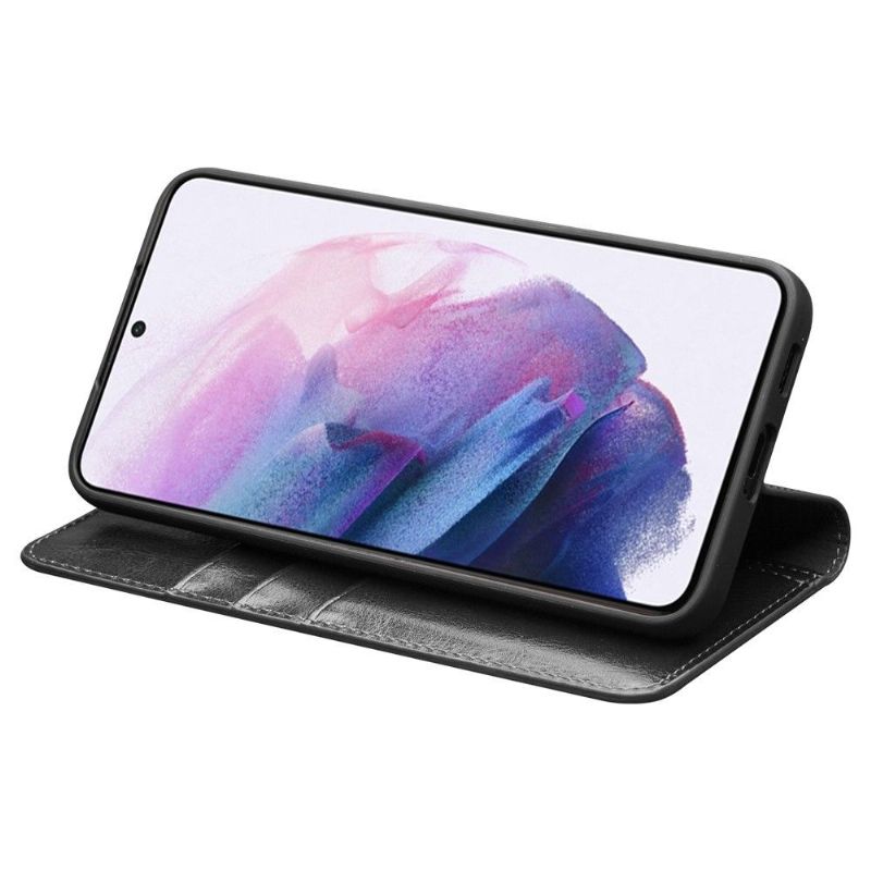 Housse Samsung Galaxy S22 Plus 5G fait main en cuir véritable