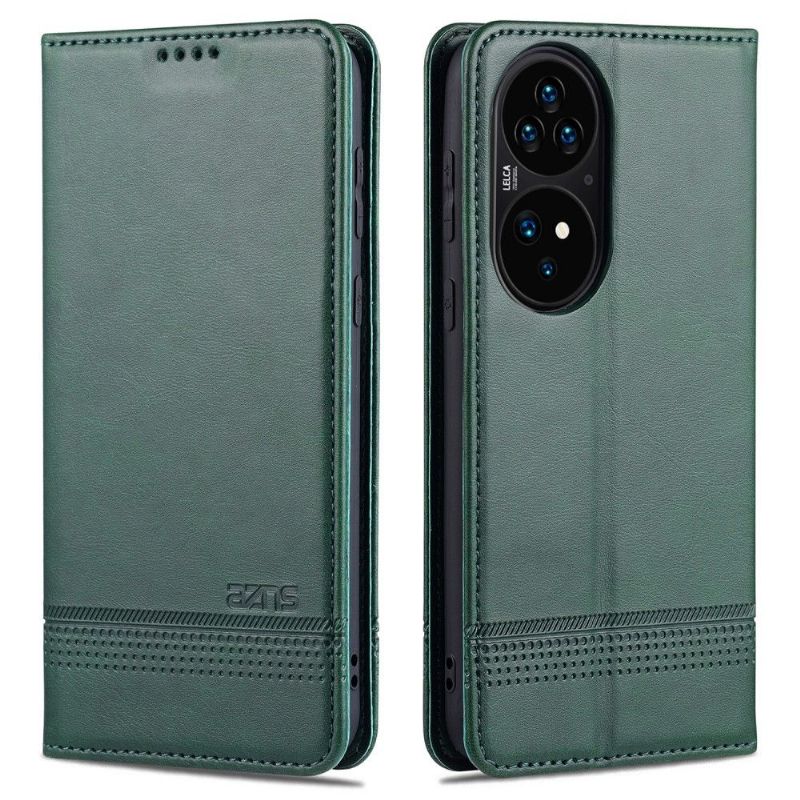Étui Huawei P50 Pro portefeuille AZNS simili cuir