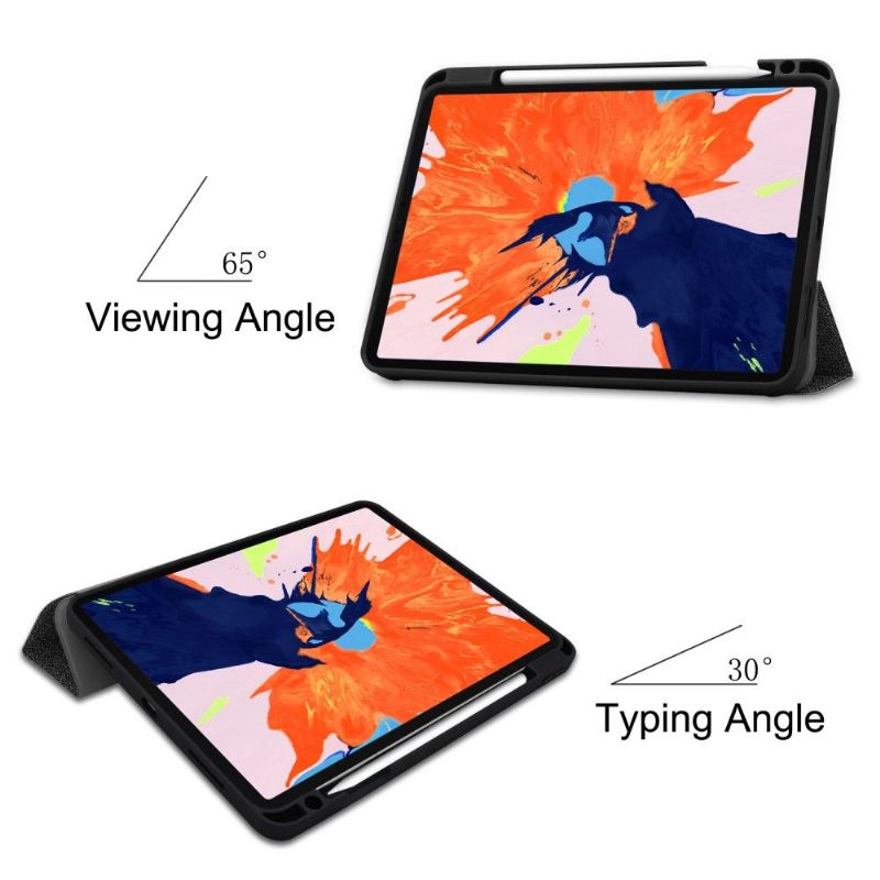Étui à Rabat Effet Toile pour iPad Pro 11 (2020)