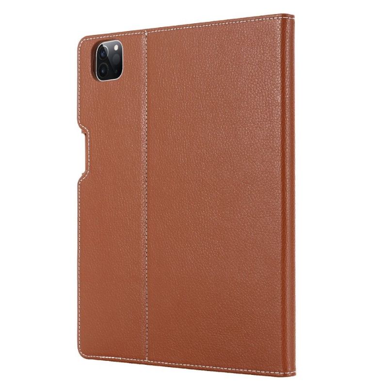 Housse iPad Pro 11 2020 simili cuir texture litchi