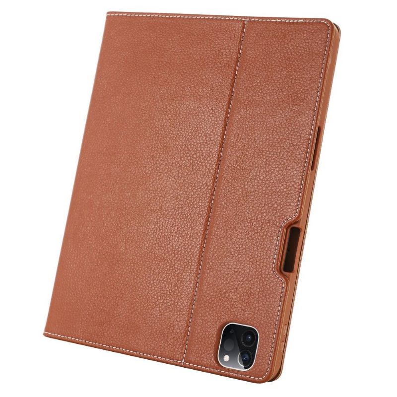 Housse iPad Pro 11 2020 simili cuir texture litchi