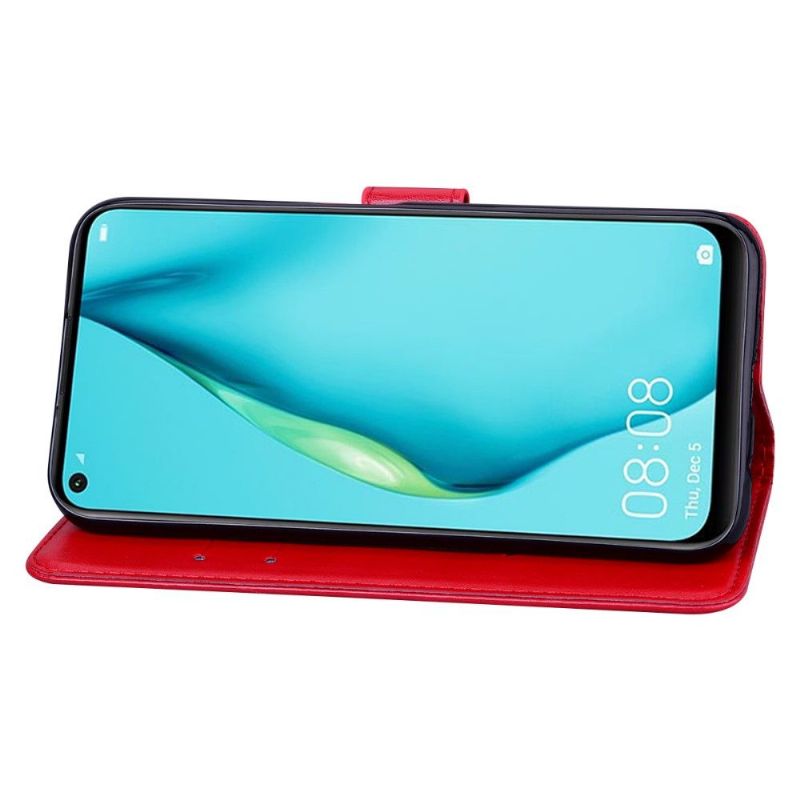 Housse Huawei P40 lite E Rose en Relief