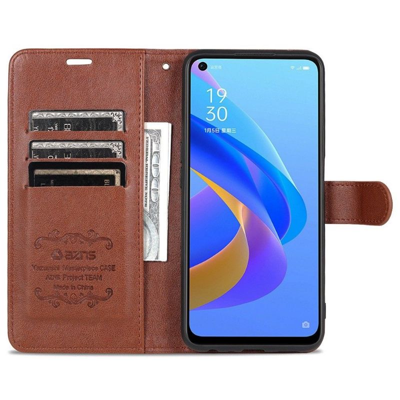 Housse Realme 9i AZNS simili cuir
