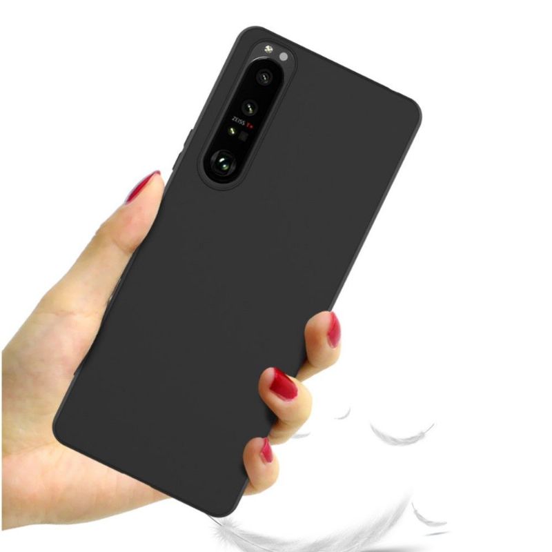 Coque Sony Xperia 1 III effet givré en silicone