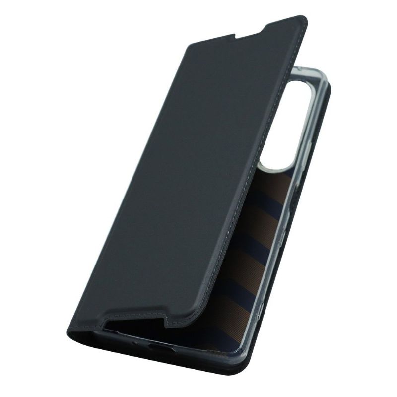 Housse Sony Xperia 1 III business imitation cuir