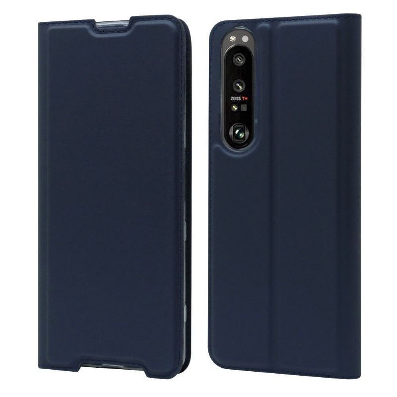 Housse Sony Xperia 1 III business imitation cuir