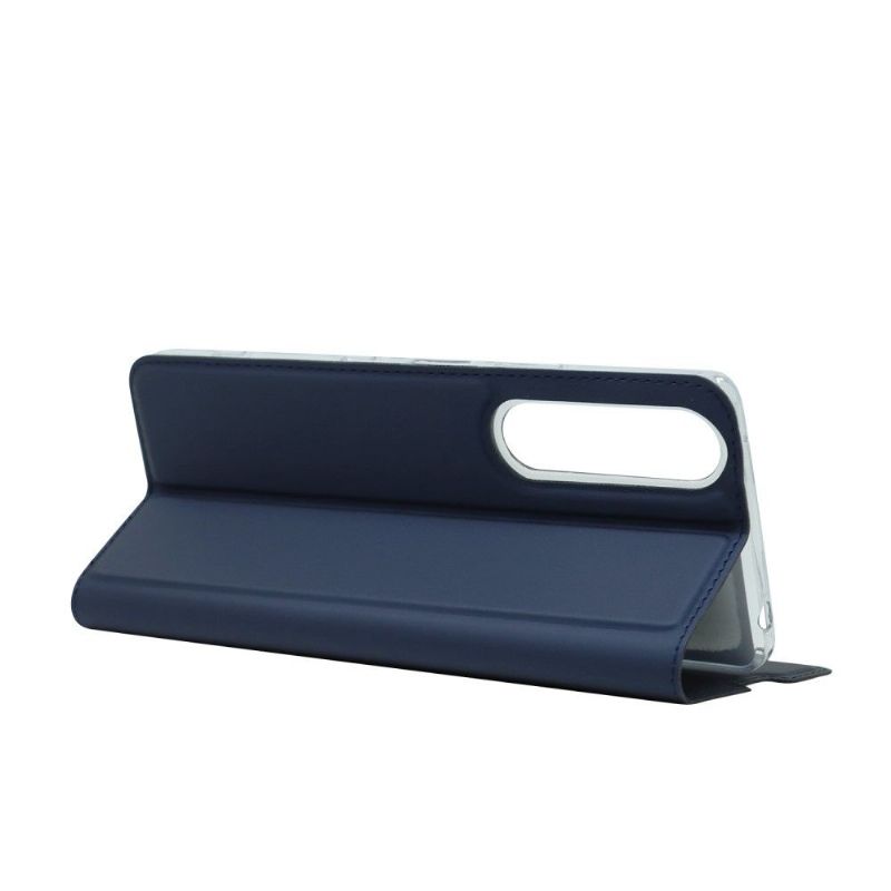 Housse Sony Xperia 1 III business imitation cuir