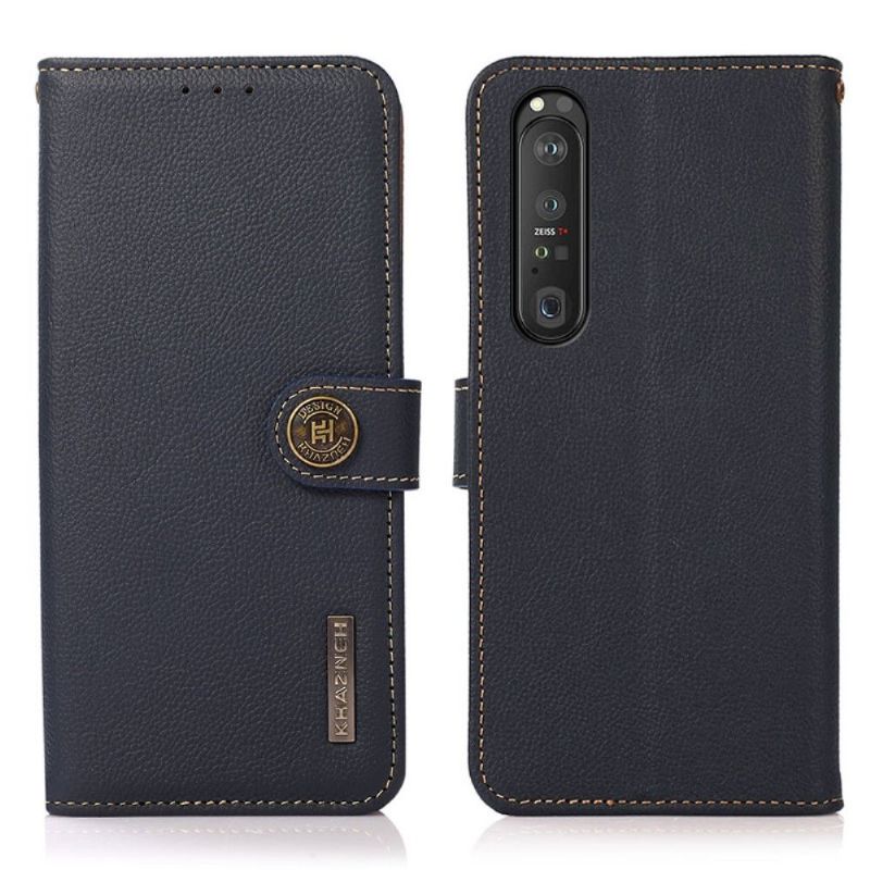 Housse Sony Xperia 1 III KHAZNEH Classic en cuir