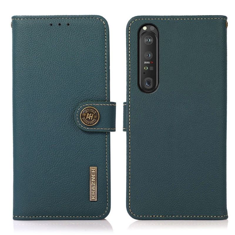Housse Sony Xperia 1 III KHAZNEH Classic en cuir