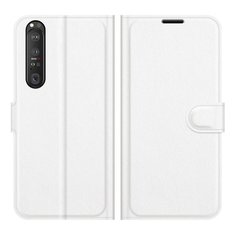 Housse Sony Xperia 1 III portefeuille style cuir