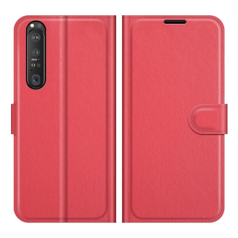Housse Sony Xperia 1 III portefeuille style cuir