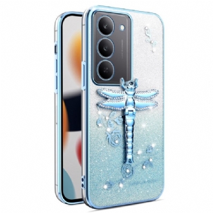 Coque Realme 14X 5G Anneau-Support Libellule KADEM