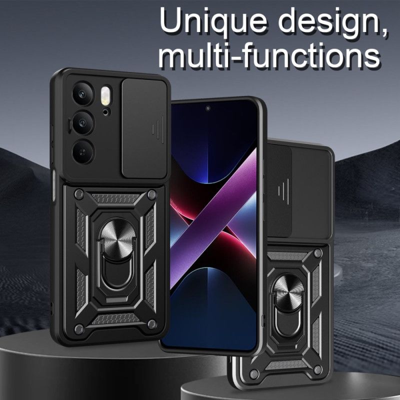 Coque Realme 14X 5G / C75 Anneau-Support et Protecteur Objectif