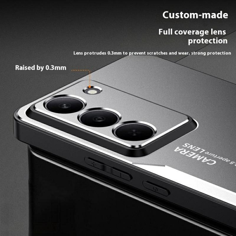 Coque pour Realme 14X 5G Effet Métal