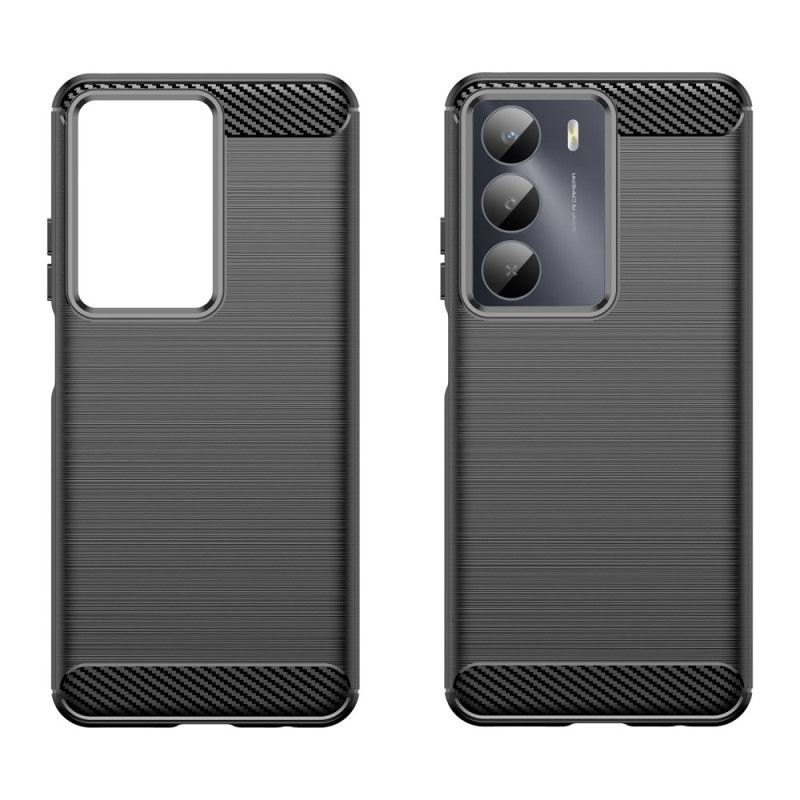 Coque Realme 14X 5G Fibre Carbone Brossée