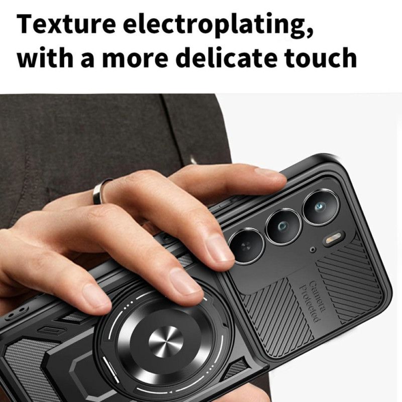 Coque Realme 14X 5G Magnétique avec Support Rotatif