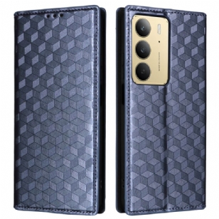 Flip Cover Realme 14X 5G / C75 Motif Losanges