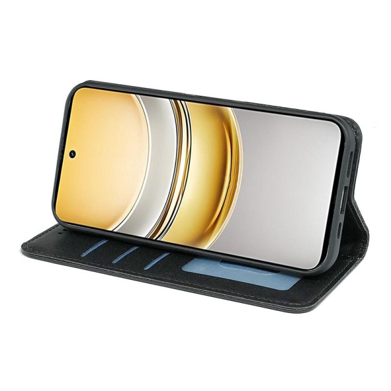 Flip Cover Realme 14X 5G Carreaux à Lanière