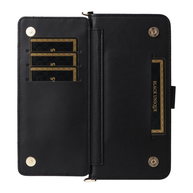 Housse Realme 14X 5G / C75 Premium Design avec Lanière et Bandoulière