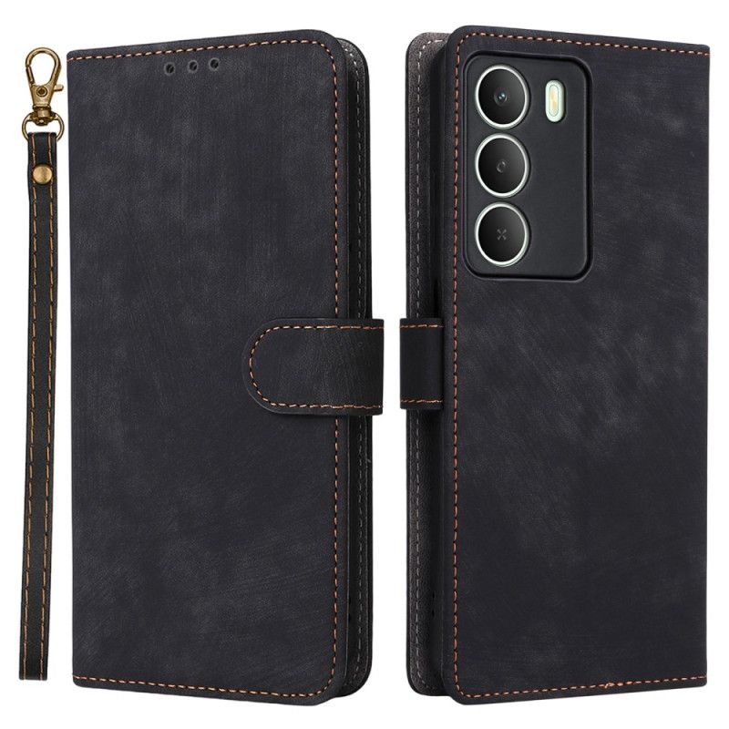 Housse Realme 14X 5G Protection RFID Cuir Effet Cuir