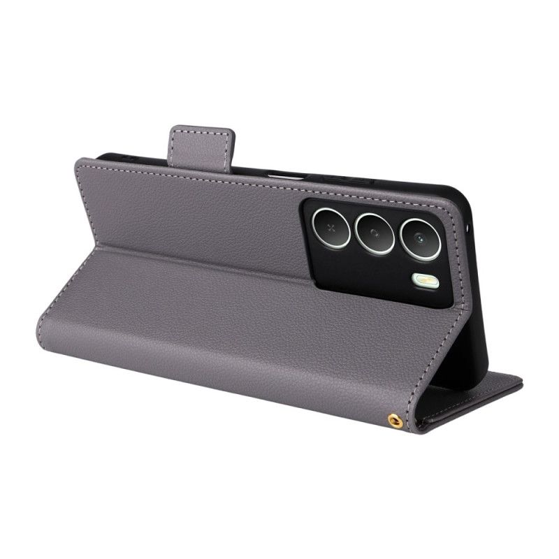 Housse Realme 14X 5G Texture Litchi à Lanière