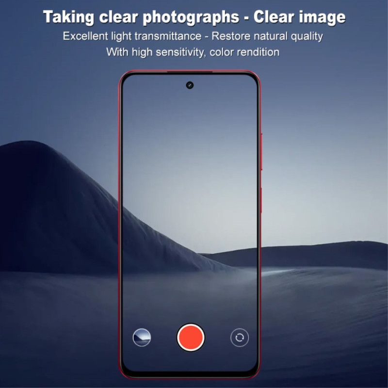 Lentille de Protection en Verre Trempé pour Realme 14X 5G (version noire) IMAK