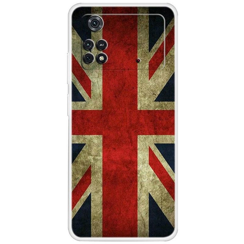 Coque Xiaomi Poco X4 Pro 5G Drapeau Anglais