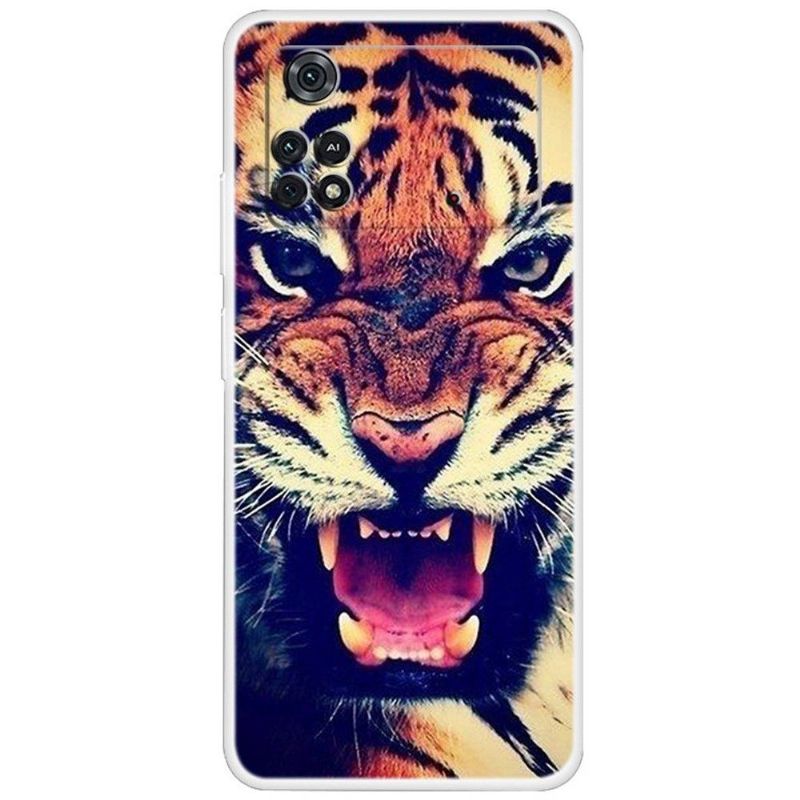 Coque Xiaomi Poco X4 Pro 5G Tigre Féroce