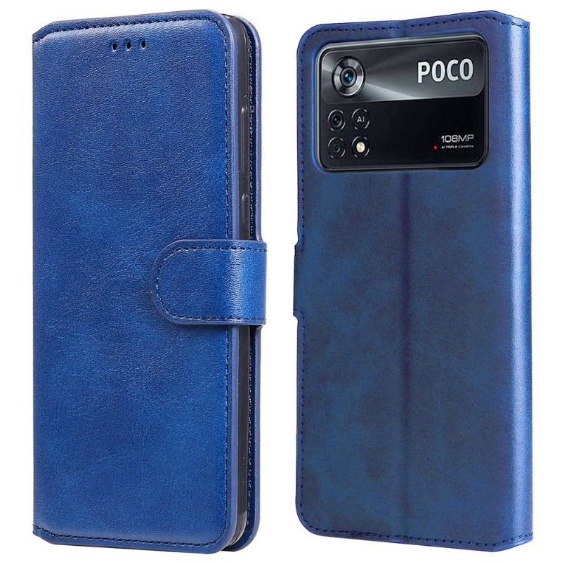 Housse Xiaomi Poco X4 Pro 5G ENKAY Effet Cuir