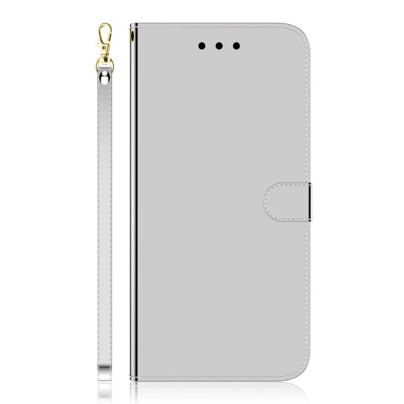 Housse Xiaomi Poco X4 Pro 5G simili cuir effet miroir