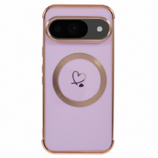 Coque Google Pixel 9 / Pixel 9 Pro Compatible MagSafe Coeur