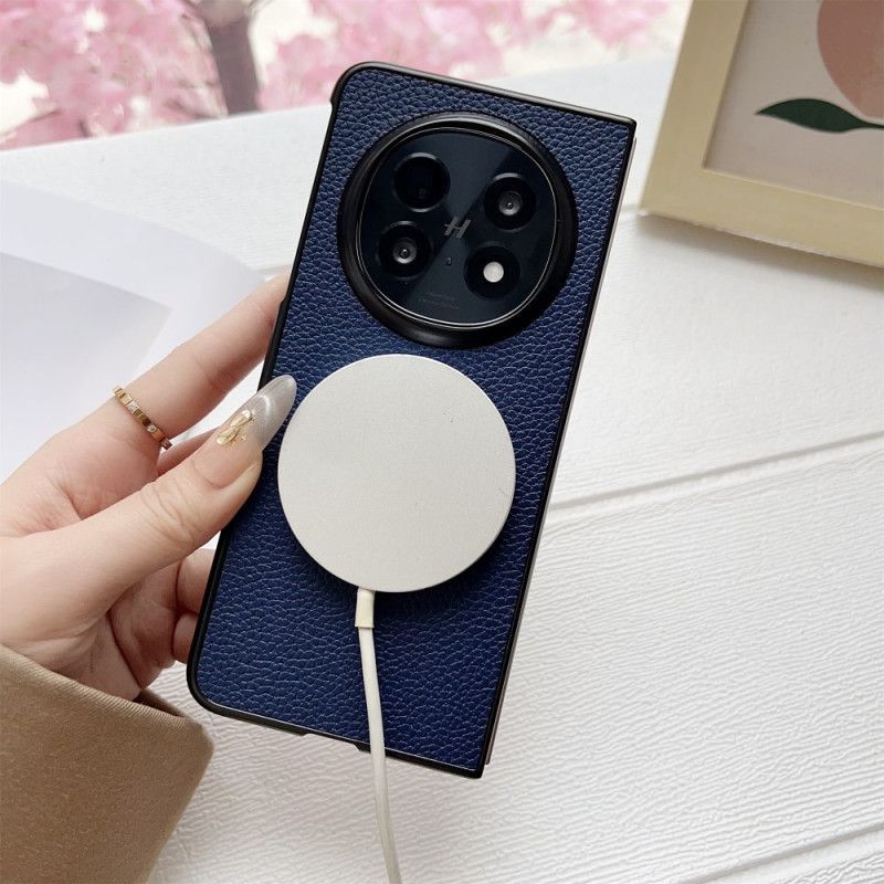 Coque Oppo Find N5 5G Compatible MagSafe Simili Cuir