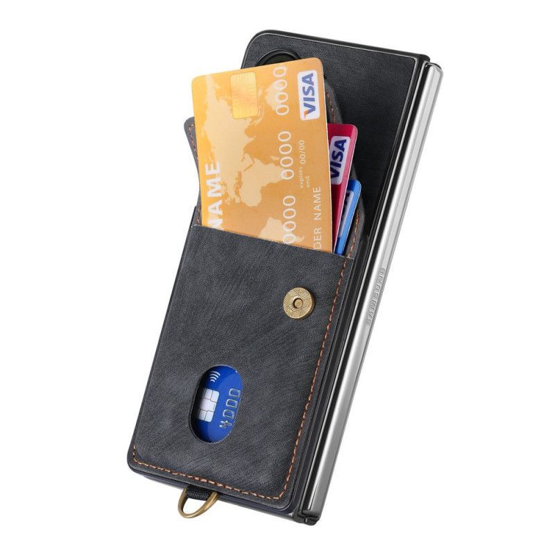 Coque Oppo Find N5 5G Porte-Cartes et Support