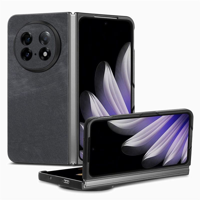 Coque Oppo Find N5 Cuir Rétro