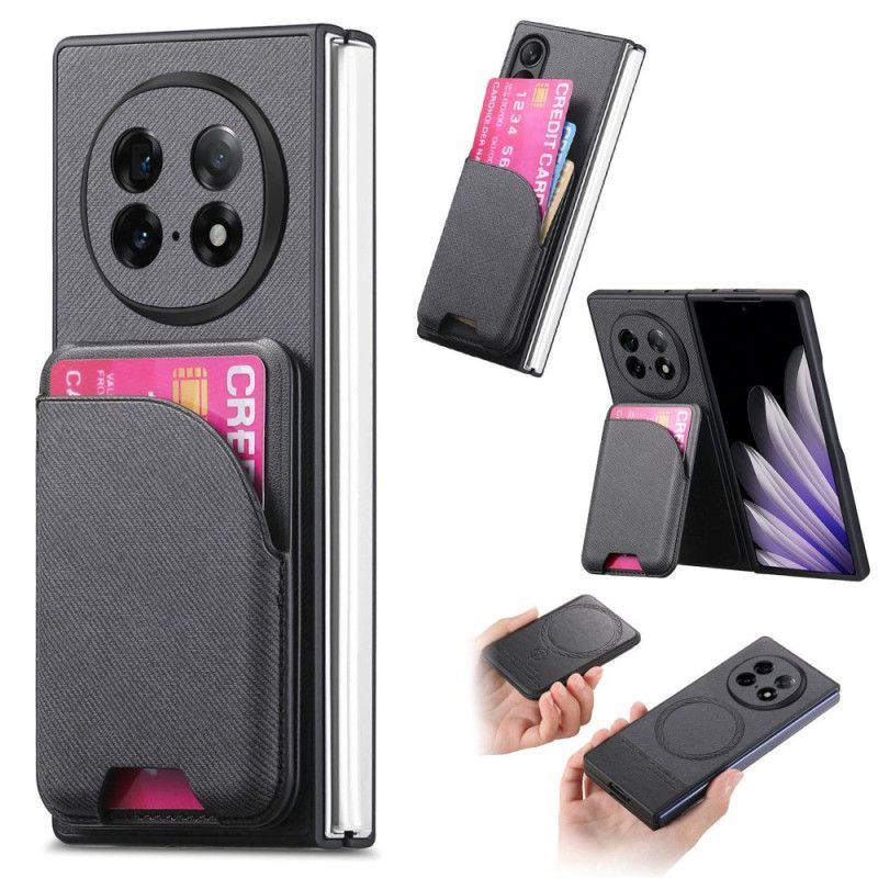 Coque Oppo Find N5 Magnétique avec Support et Pochette Détachable