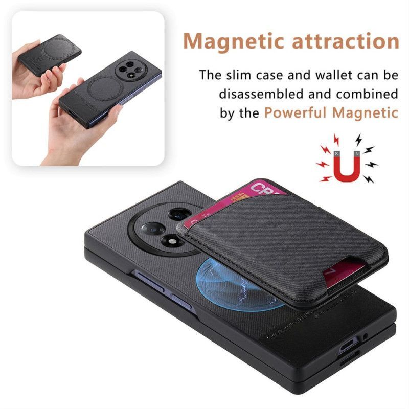 Coque Oppo Find N5 Magnétique avec Support et Pochette Détachable