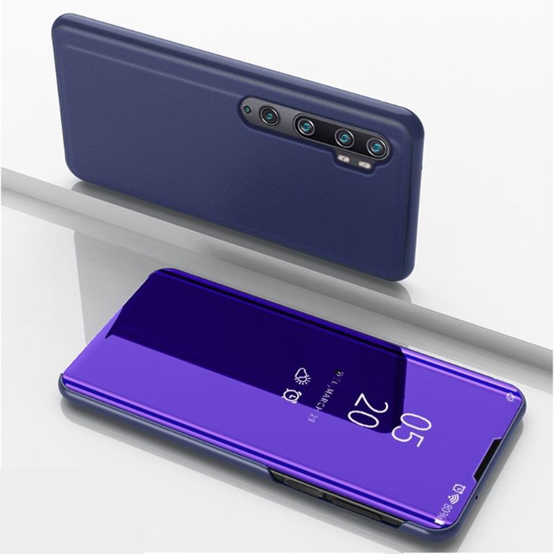 Coque Xiaomi Mi Note 10 / Note 10 Pro avec rabat effet miroir