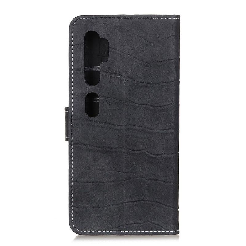 Housse Xiaomi Mi Note 10 / Note 10 Pro effet croco coutures
