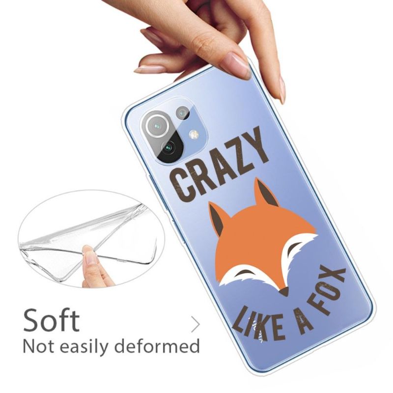 Coque Xiaomi Mi 11 Fou comme un RENARD