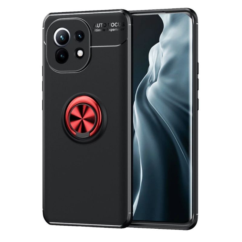 Coque Xiaomi Mi 11 silicone avec support rotatif