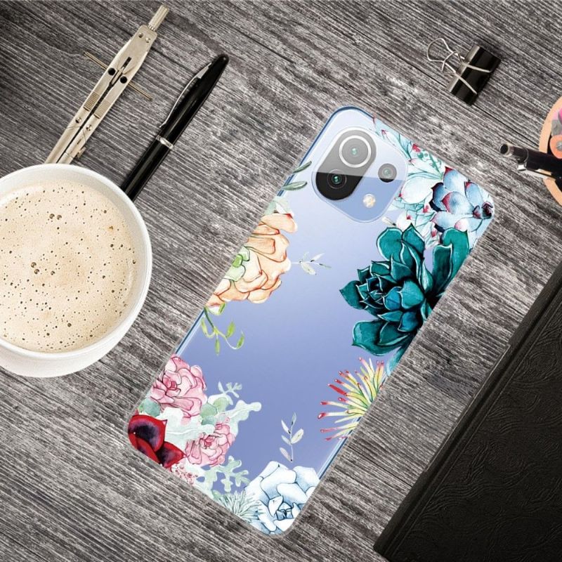 Coque Xiaomi Mi 11 variété de fleurs